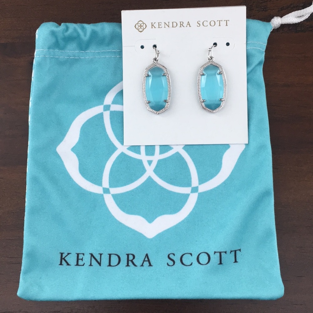 Light blue Kendra Scott Dani earrings